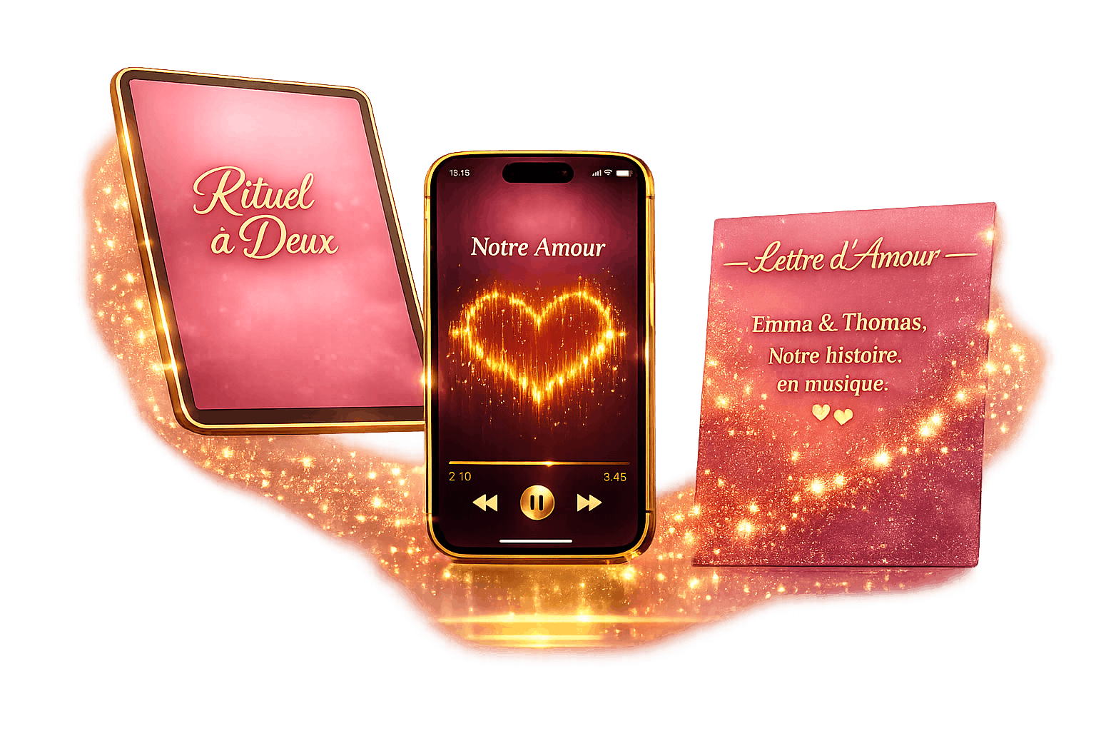 Aperçu de votre Hymne d'Amour personnalisé