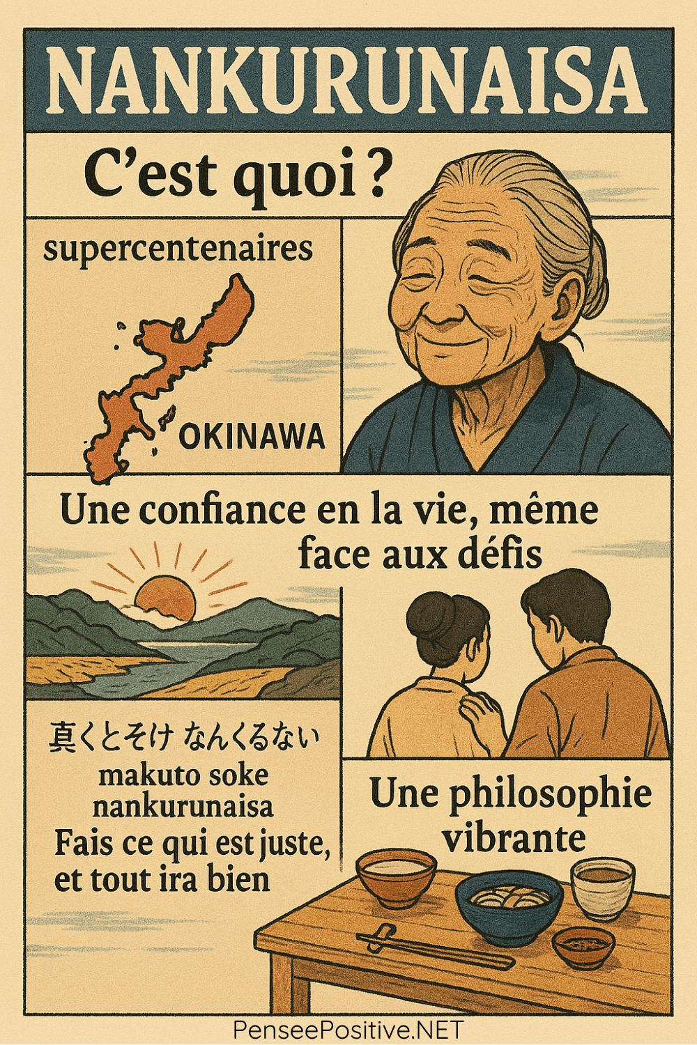 Nankurunaisa : Avec sa signification, Vous allez vouloir en faire un mantra ! 3 infographie sur la signification du Nankurunaisa