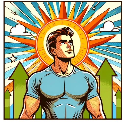 56+ citations positives et motivantes pour bien commencer et passer une bonne journée ! 😄👇 2 une homme musclé qui a confiance en lui grâce aux citations positives
