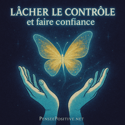 Comment Manifester Quelqu’un de Spécifique 6 des mains s'ouvrent et laissent s'échapper un papillion dorée symbole le fait de lacher prise sur le résultat