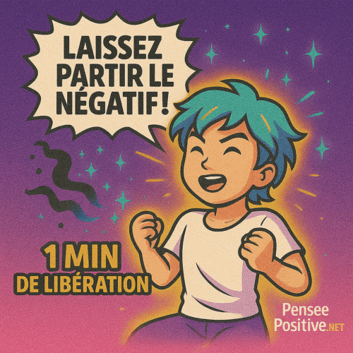 7 Minutes pour augmenter son taux vibratoire et Changer Votre Vie (Sans Blabla, Juste de la Science) 10 Personnage libérant l’énergie négative