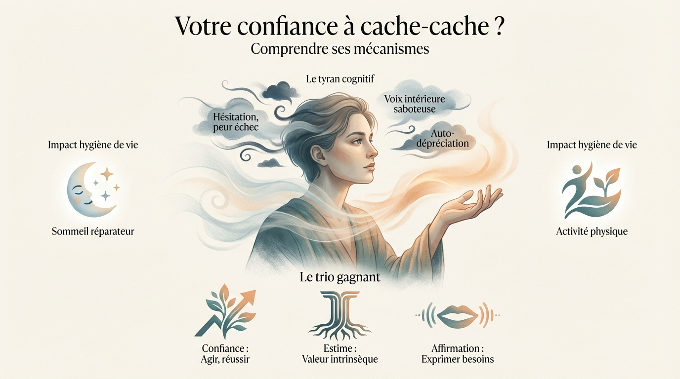 Comment l'hygiène de vie influence directement votre confiance en soi Hygiène de vie et confiance en soi : sommeil réparateur, activité physique et alimentation équilibrée pour renforcer l'estime de soi et réduire le stress