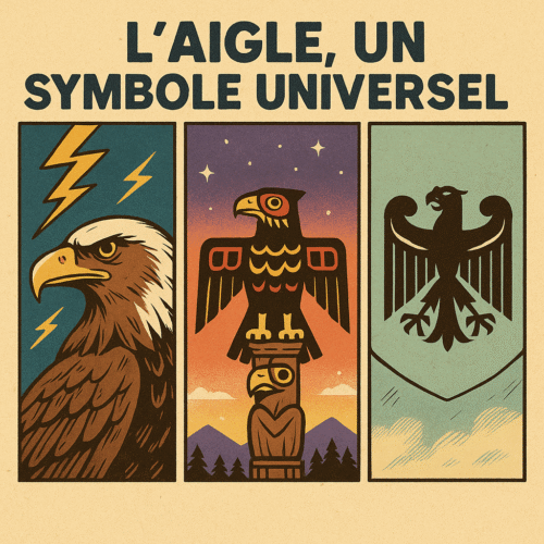Animal totem Aigle : signification, symbolique et comment savoir s’il vous guide 4 L'Aigle comme symbole universel : mythologie gréco-romaine avec l’Aigle de Zeus, totem amérindien et blason héraldique occidental.
