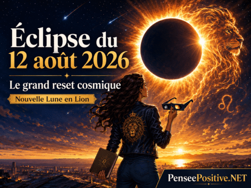 Éclipse du 12 août 2026 : manifestez votre puissance 2 Éclipse 12 août 2026 et Nouvelle Lune en Lion symbolisant un reset énergétique et un nouveau départ